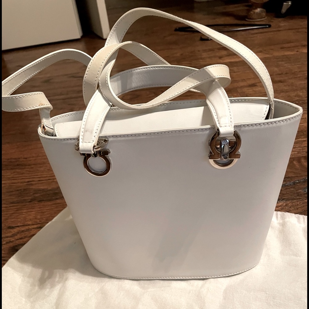 Salvatore Ferragamo vintage bucket shoulder bag